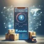 "Correos mobile app interface showcasing real-time delivery predictions for packages - enhancing user experience and tracking efficiency."